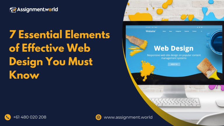 7 Essential Elements of Effective Web Design You Must Know