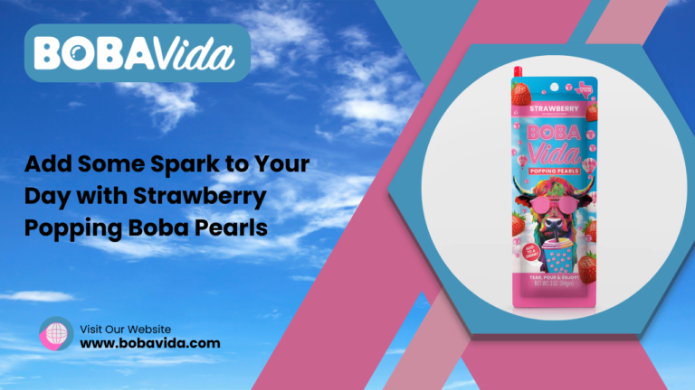 Strawberry Popping Boba Pearls
