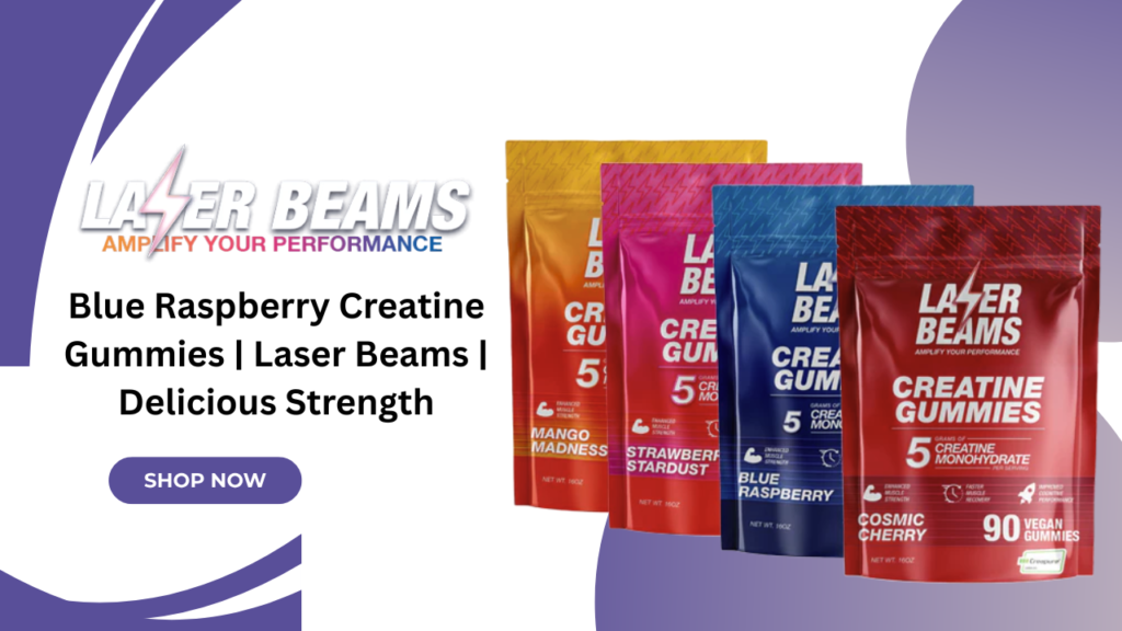 blue raspberry creatine gummies