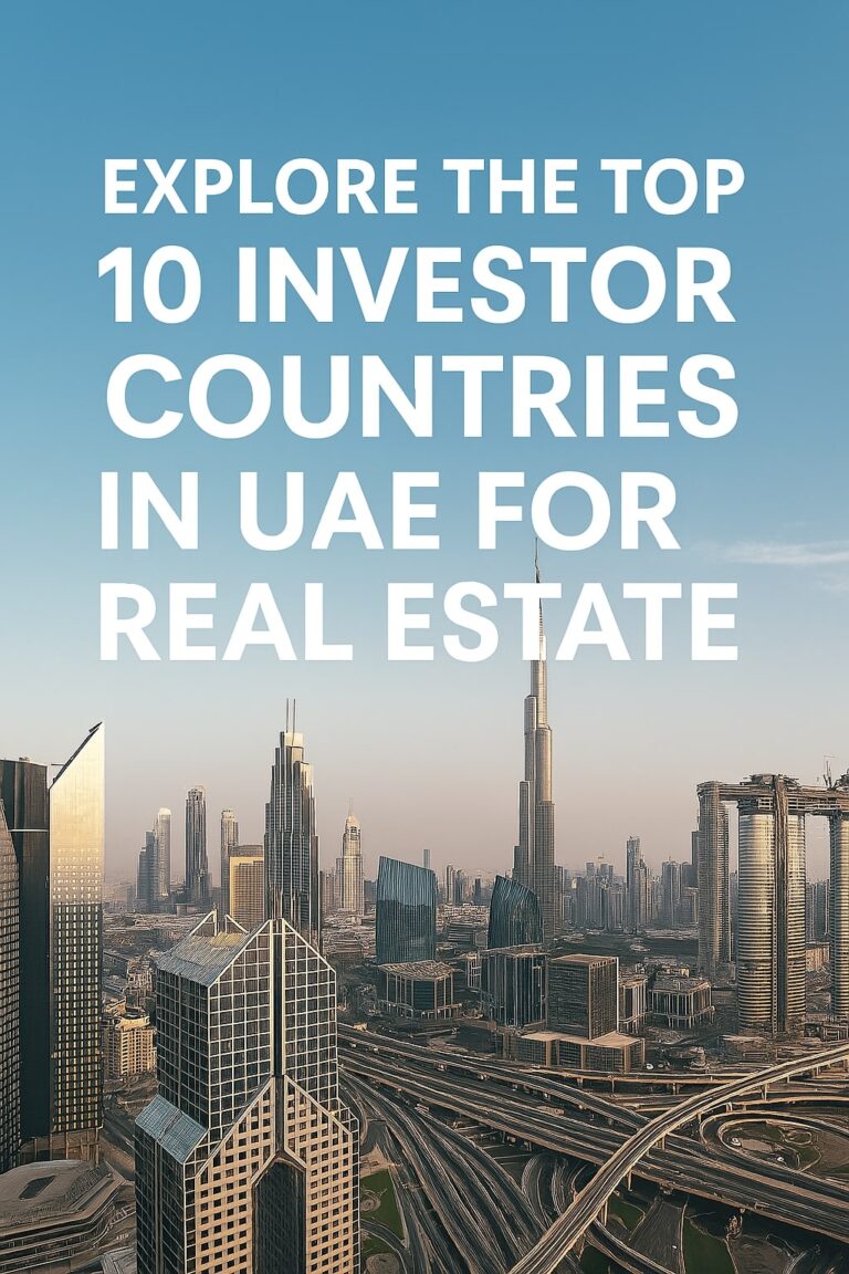 Top 10 Investor Countries in UAE