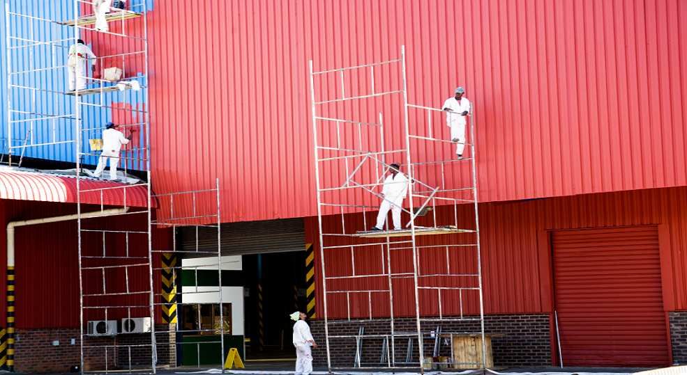 Commercial painting in Magog