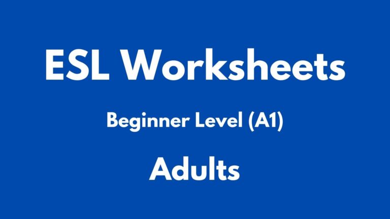 ESL_Worksheets_Adults_Beginner