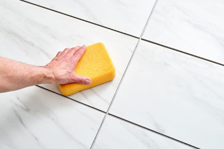 Easy Tricks to Clean Floor Tile Grout Without Scrubbing