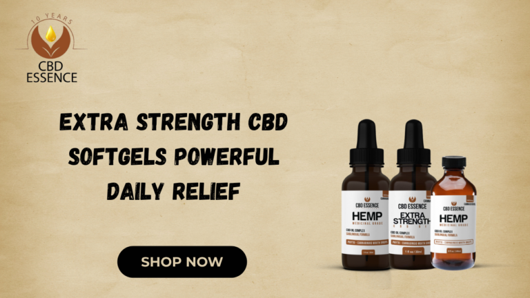 Extra Strength CBD Softgels