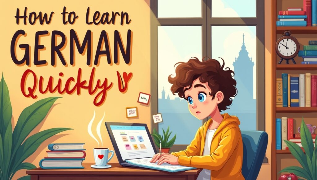 how to learn german quickly
