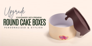 Upgrade Your Bakery with Premium Round Cake Boxes – Personalized & Stylish