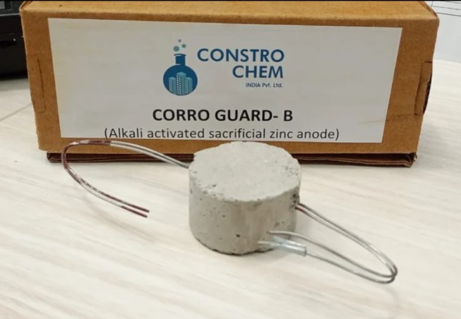 zinc concrete anode