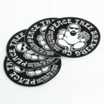 How do Custom Graphics Enhance Round Stickers?