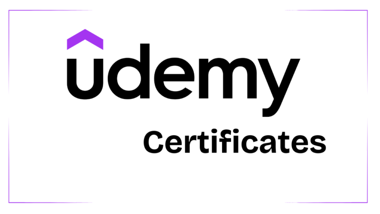 Is udemy certificate valid