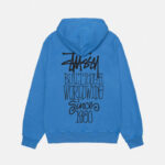 BUILT TOUGH HOODIE PIGMENT DYED BLUE