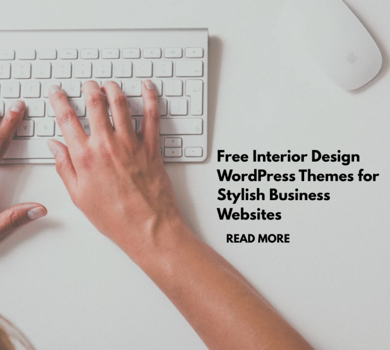 Free Interior Design WordPress Themes for Stylish Business Websites