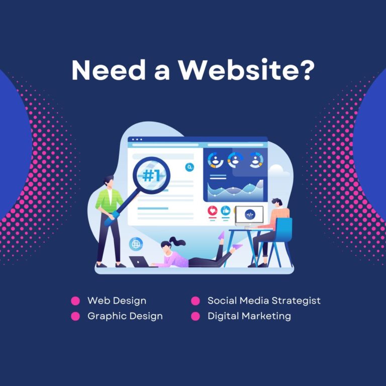 Website Design Business Service for Instagram Post