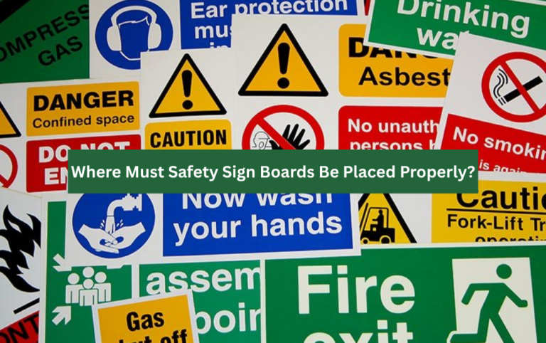 safety sign boards