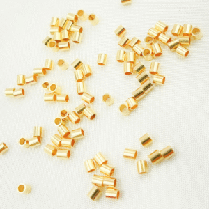 14k gold crimp bead covers