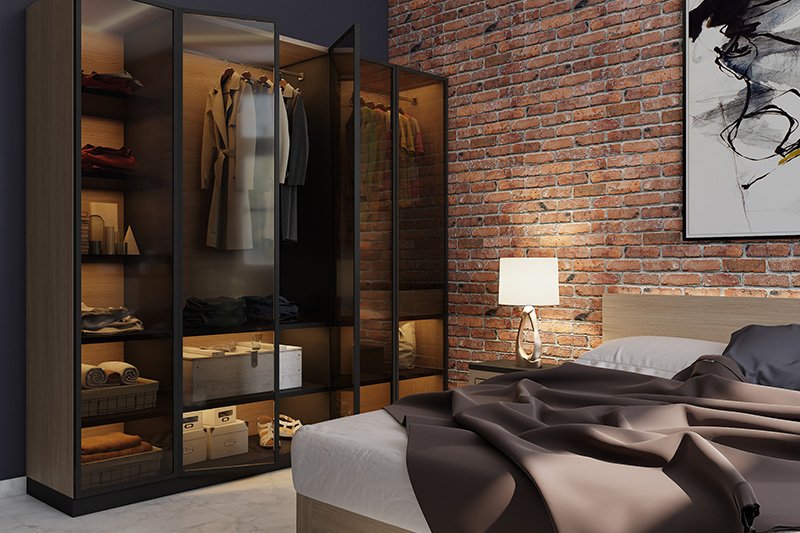 modern wardrobe