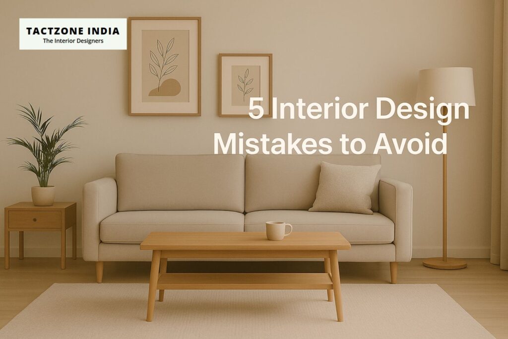 5 Interior Design Mistakes to Avoid