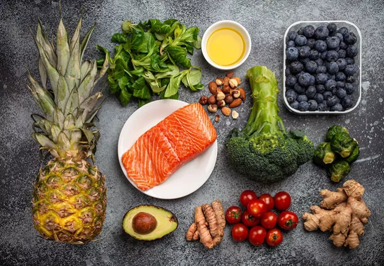 Anti-Inflammatory Diet: What To Eat (and Avoid) Chronic inflammation is a hidden enemy behind many health problems, including heart disease, diabetes, arthritis, and even some cancers. While inflammation is your body’s natural response to injury or infection, long-term inflammation can do more harm than good. Luckily, one of the most effective ways to fight inflammation starts right on your plate. An anti-inflammatory diet can help reduce pain, boost immunity, and support overall health. Let’s explore the foods to eat and the ones to avoid for a more balanced, less inflamed body. What Is an Anti-Inflammatory Diet? An anti-inflammatory diet focuses on eating whole, natural foods that fight inflammation and avoiding processed or unhealthy options that trigger it. This isn’t a strict or fad diet—it’s a long-term eating pattern that nourishes your body and protects it from chronic disease. Many of the foods included are also part of the Mediterranean diet, which is widely praised for its health benefits. Best Anti-Inflammatory Foods to Eat These foods are rich in antioxidants, healthy fats, vitamins, and minerals that calm inflammation. 1. Fruits and Vegetables Fruits and veggies are full of antioxidants, which fight damage caused by free radicals. Aim for a rainbow of colors each day. Best choices: Berries (blueberries, strawberries, raspberries) Leafy greens (spinach, kale, arugula) Cruciferous vegetables (broccoli, cauliflower, Brussels sprouts) Tomatoes Oranges, grapes, cherries 2. Fatty Fish Fish like salmon and sardines are rich in omega-3 fatty acids, which are strong inflammation fighters. Try to eat: Salmon Mackerel Tuna Sardines (At least two servings a week) 3. Whole Grains Unlike refined grains, whole grains have more fiber, which helps lower C-reactive protein (CRP), a marker of inflammation. Go for: Oats Brown rice Quinoa Barley Whole wheat 4. Nuts and Seeds These small foods are packed with healthy fats and antioxidants. Just keep portions moderate—they’re calorie-dense. Healthy picks: Almonds Walnuts Chia seeds Flaxseeds Pumpkin seeds 5. Legumes Beans and lentils are excellent sources of protein, fiber, and antioxidants. Options include: Black beans Lentils Chickpeas Kidney beans 6. Healthy Fats (Especially Olive Oil) Extra virgin olive oil is a major part of the Mediterranean diet and is known to reduce inflammation. Other good fats: Avocados Coconut oil (in moderation) Nut butters (natural, unsweetened) 7. Herbs and Spices Many herbs and spices offer natural anti-inflammatory benefits. Add to meals: Turmeric (with black pepper to boost absorption) Ginger Garlic Cinnamon 8. Green Tea Packed with antioxidants called catechins, green tea helps fight inflammation and even supports weight loss. Foods to Avoid (They Fuel Inflammation) These foods can trigger or worsen inflammation in the body. Eating them occasionally won’t harm, but regular consumption can cause long-term problems. 1. Refined Carbohydrates White bread, pastries, and other refined grains are quickly digested, causing spikes in blood sugar. Limit or avoid: White bread Sugary cereals Pasta made from white flour Baked goods 2. Sugar and Sweetened Drinks High sugar intake can cause inflammation and insulin resistance. Watch out for: Soda Sweetened juices Candy Ice cream Energy drinks 3. Fried Foods and Fast Food These foods are often high in trans fats and processed oils, which are strongly linked to inflammation. Examples: French fries Fried chicken Burgers Processed frozen meals 4. Processed Meats These meats often contain preservatives and additives that are known to cause inflammation. Avoid or cut back on: Sausages Bacon Deli meats Hot dogs 5. Excess Alcohol While small amounts of wine may be fine, heavy drinking promotes inflammation and damages the gut. Safe guideline: 1 drink/day for women 2 drinks/day for men 6. Artificial Additives and Preservatives Many packaged snacks and fast foods contain artificial ingredients that can irritate the body. Check labels for: MSG Sodium nitrates Artificial colors Artificial sweeteners Sample One-Day Anti-Inflammatory Meal Plan Here’s a quick look at what a typical anti-inflammatory day could look like: Breakfast: Oatmeal topped with blueberries, chia seeds, and walnuts Green tea Lunch: Quinoa salad with mixed greens, cherry tomatoes, avocado, and grilled salmon Olive oil & lemon dressing Snack: A handful of almonds and an apple Dinner: Stir-fried vegetables with tofu or chickpeas Brown rice Turmeric-ginger tea Benefits of Following an Anti-Inflammatory Diet When followed consistently, this diet may lead to: ✅ Reduced joint pain and stiffness ✅ Better digestion ✅ Lower risk of chronic diseases (heart disease, diabetes) ✅ Healthier skin ✅ Improved energy levels ✅ Better brain function Final Thoughts Inflammation doesn’t go away overnight—but your food choices can help your body heal over time. An anti-inflammatory diet isn’t about strict rules or depriving yourself. It’s about choosing natural, wholesome ingredients that support your health while cutting back on foods that do harm. Start by adding more fruits, vegetables, healthy fats, and whole grains to your plate. Even small changes can lead to big improvements in how you feel. Remember: What you eat has the power to either fight or fuel inflammation. Choose wisely—for your body, mind, and future.