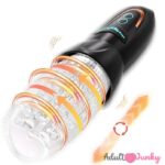 Black-Automatic-Thrusting-Masturbator-For-Men