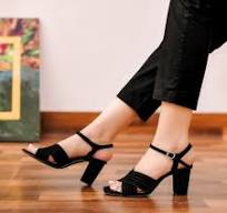 Black Block Heels