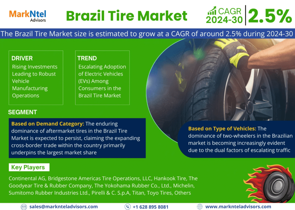 Brazil Tire Market Research Report Forecast (2024-2030)