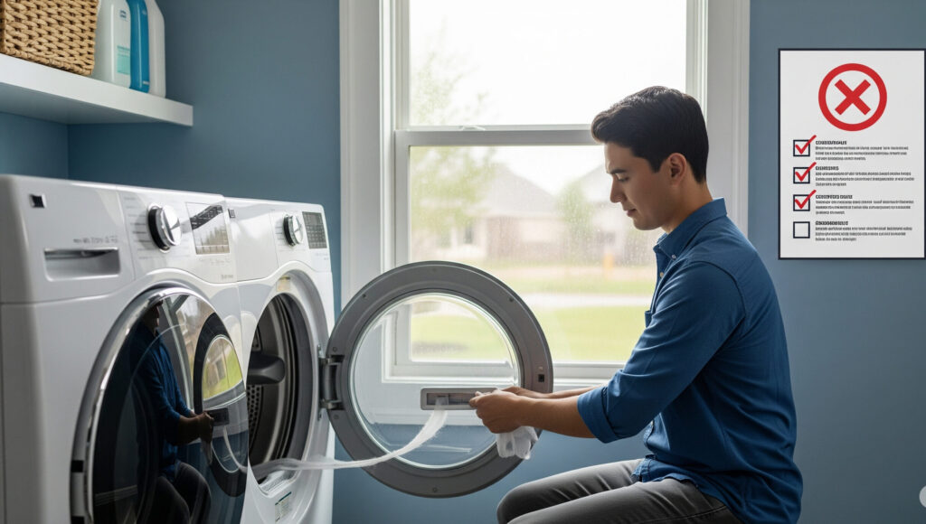 Cleaning Dryer Lint Trap