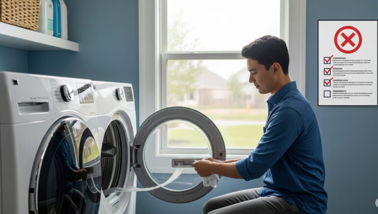 Cleaning Dryer Lint Trap