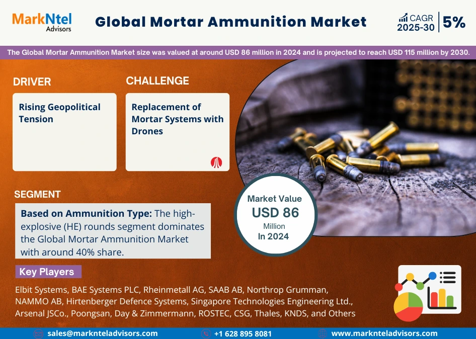 Global Mortar Ammunition Market Research Report Forecast (2025-2030)