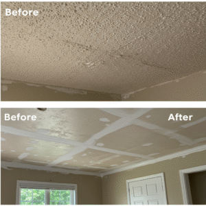 Ceiling texture removal