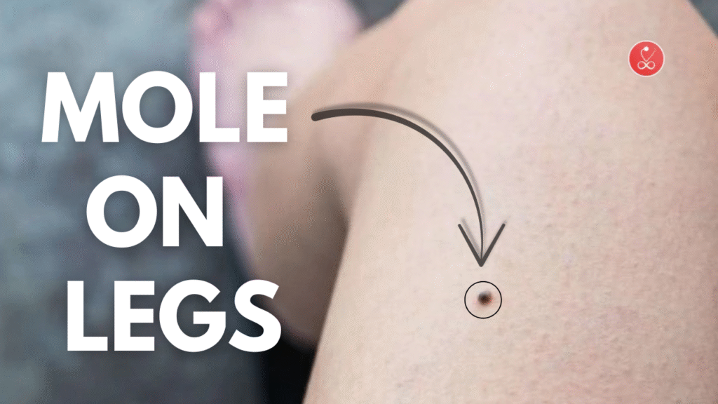 mole on legs