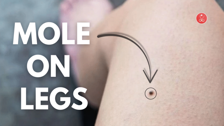 mole on legs