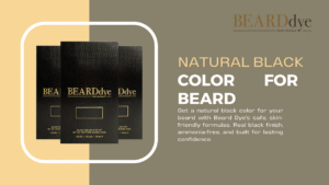 Natural Black Color for Beard