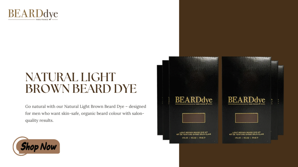 Natural light Brown Beard Dye