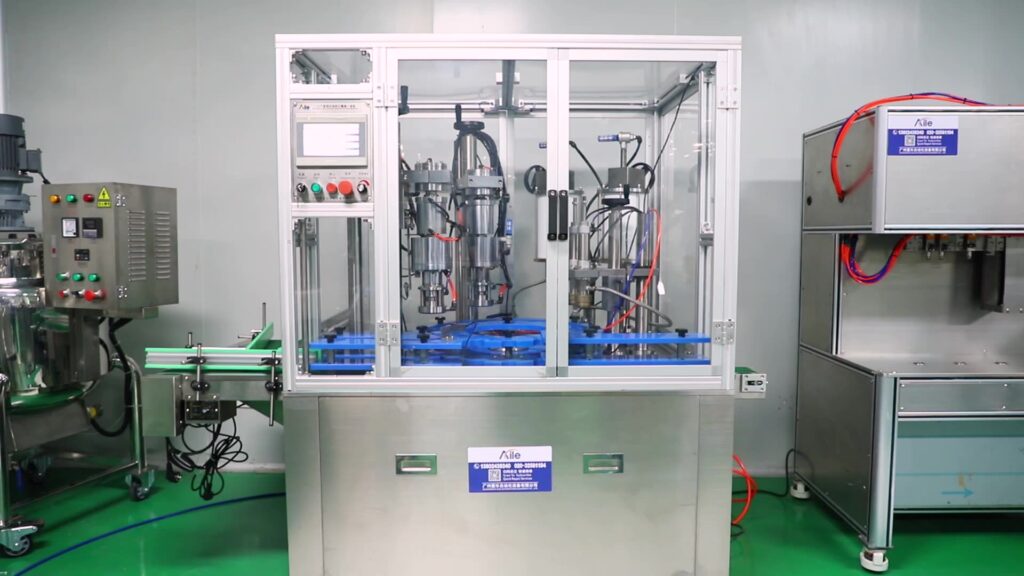 aerosol filling machine