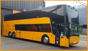 Charter bus for group travel