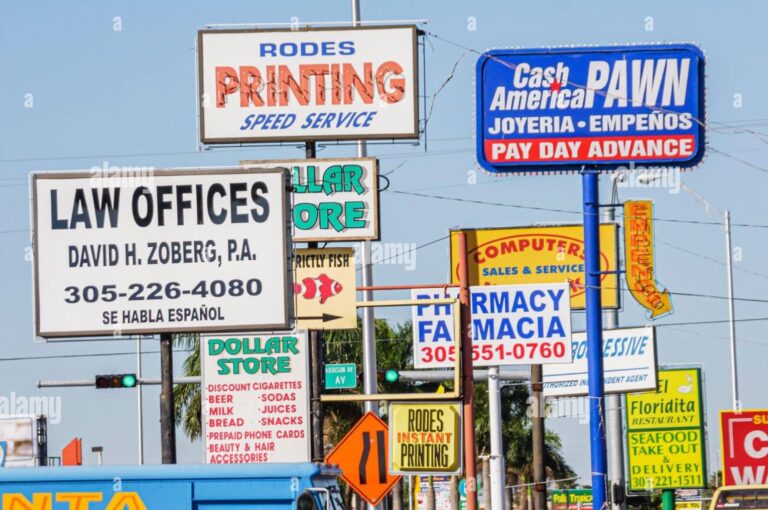 commercial signage