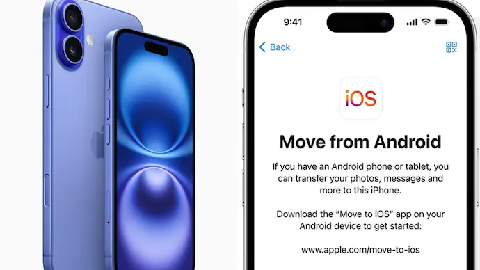 Transfer Data from Android to iPhone