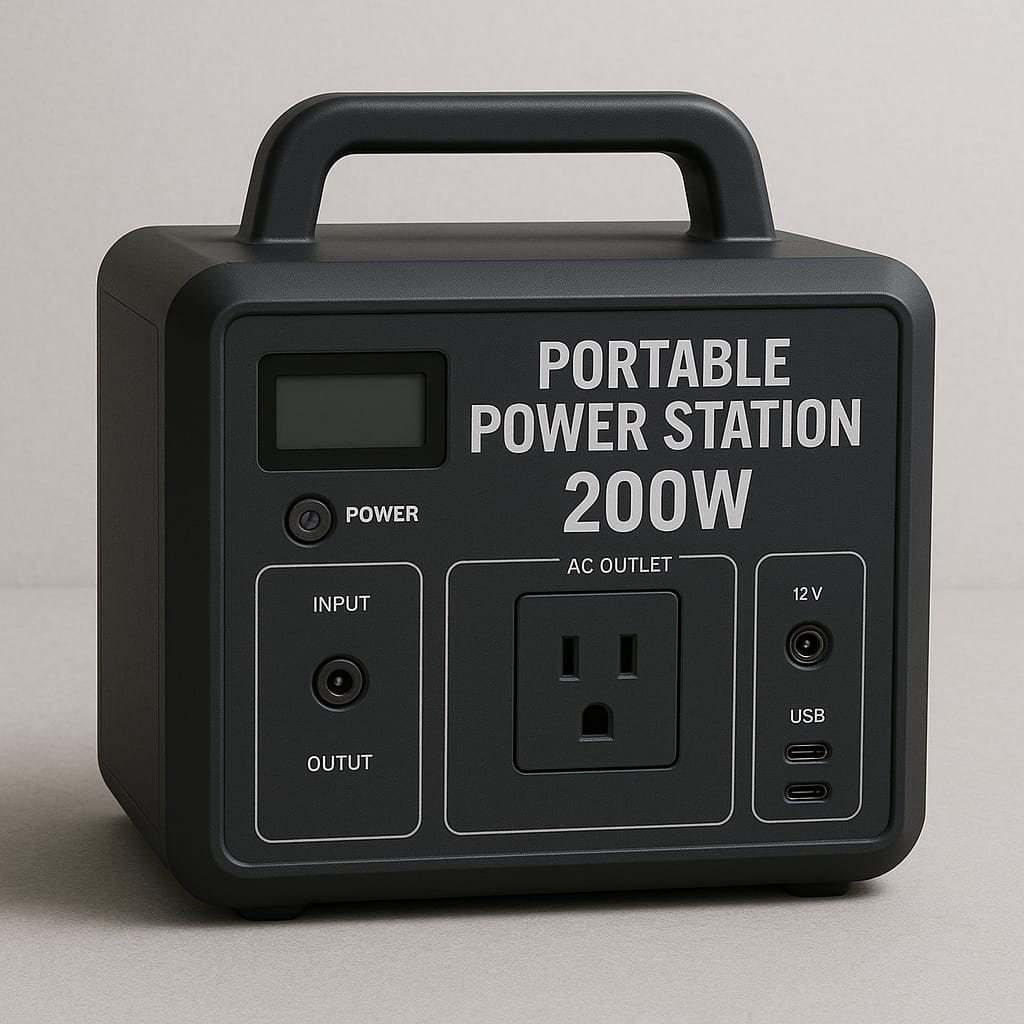 200w portable power station