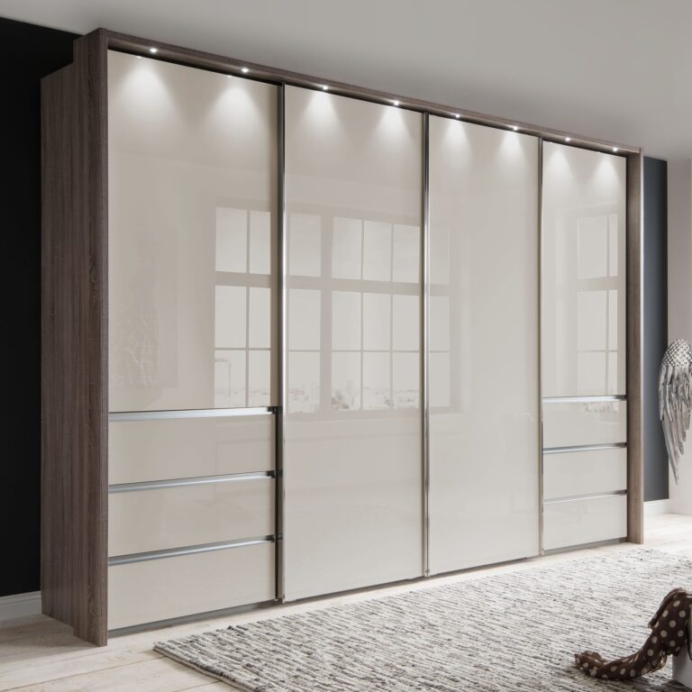 sliding door wardrobe with drawers