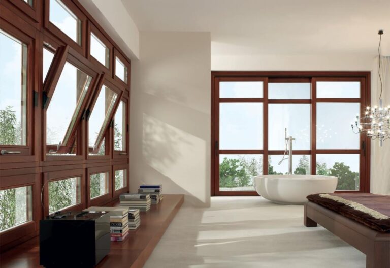 Timber Pivot Windows