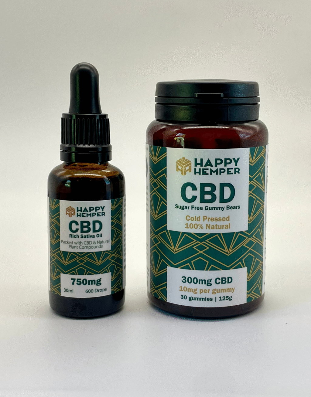Day and Night Bundle: 750mg CBD Oil (Sugar Free)
