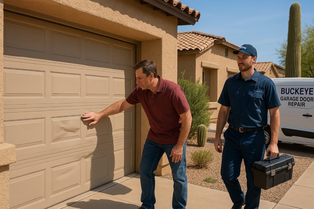 Garage Door Dents Repair