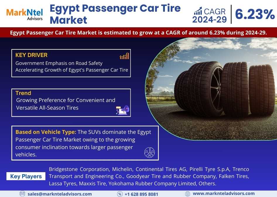 Egypt Passenger Car Tire Market Research Report Forecast (2024-2029)