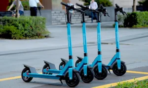 Electric scooter sharing