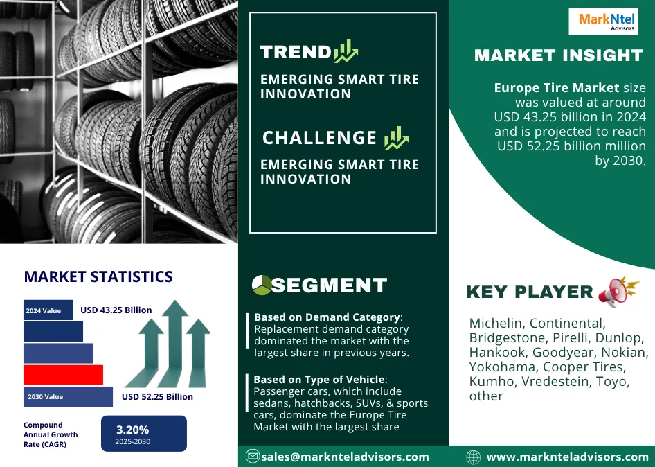 Europe Tire Market Research Report Forecast (2025-2030)