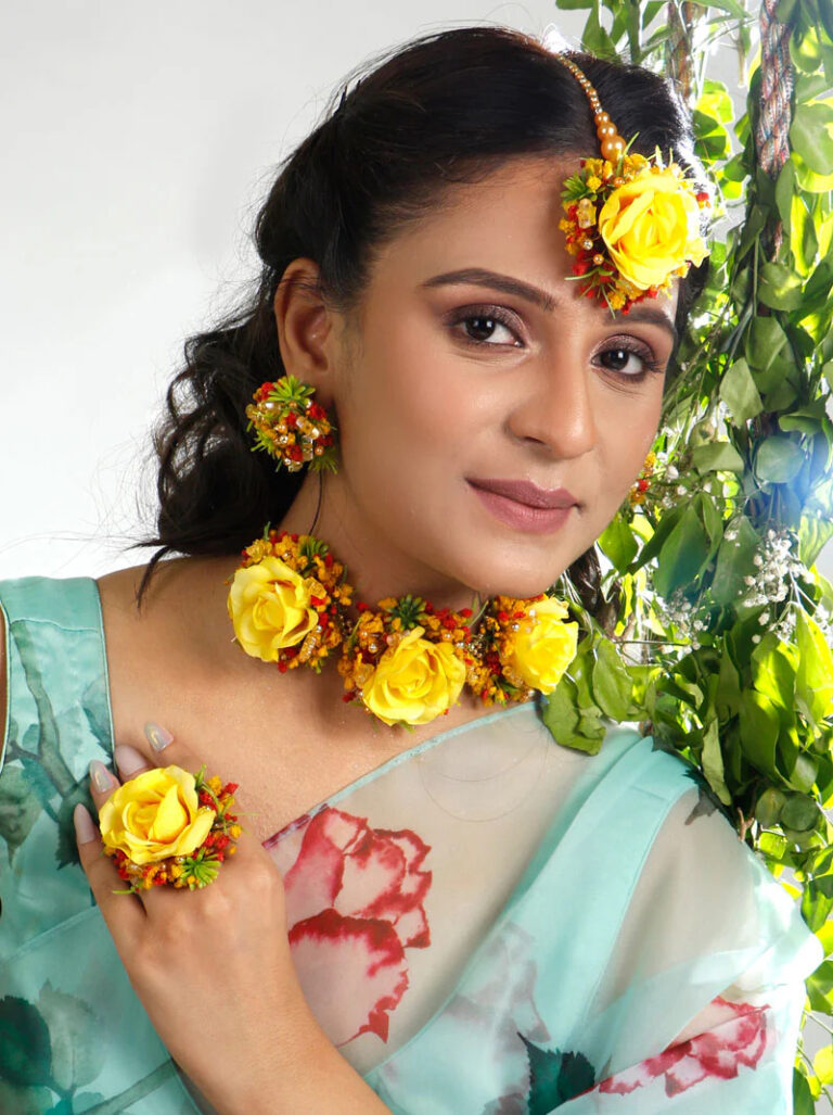 Flower Jewellery for Haldi