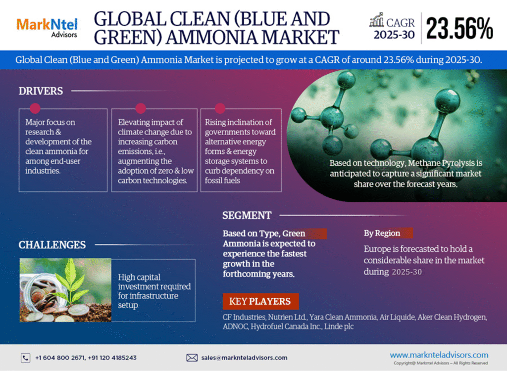 Global Clean Ammonia (Blue and Green) Market Research Report Forecast (2025-2030)