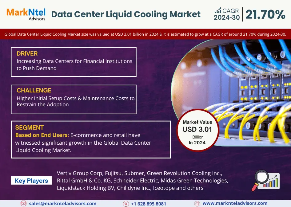 Global Data Center Liquid Cooling Market Research Report Forecast (2024-2030)