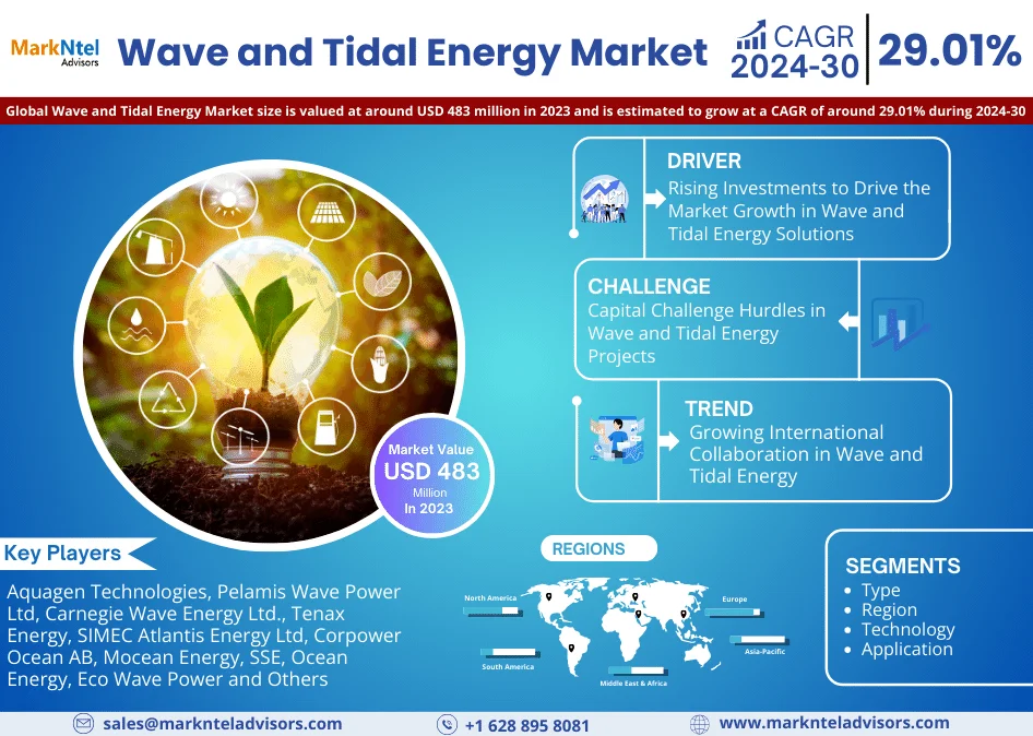 Global Wave and Tidal Energy Market Research Report Forecast (2024-2030)