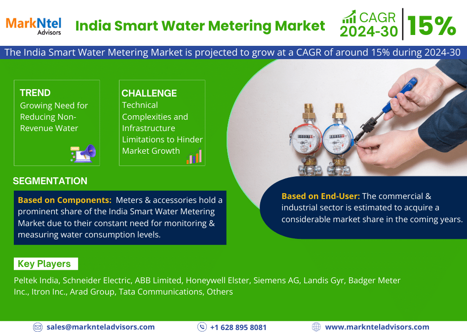 India Smart Water Metering Market Research Report Forecast (2024-30)