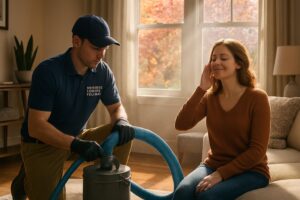 Negative Pressure Air Duct Cleaning